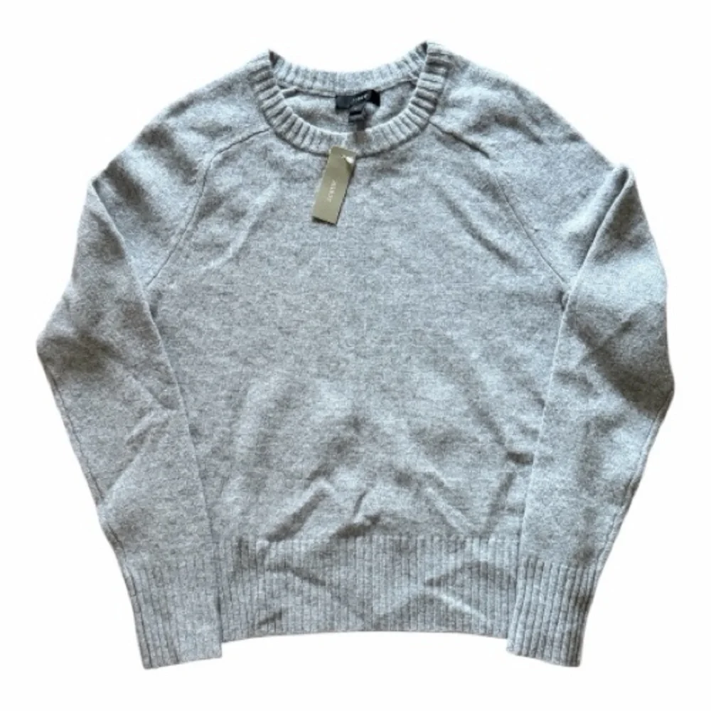 J. Crew Light Gray Crewneck Sweater